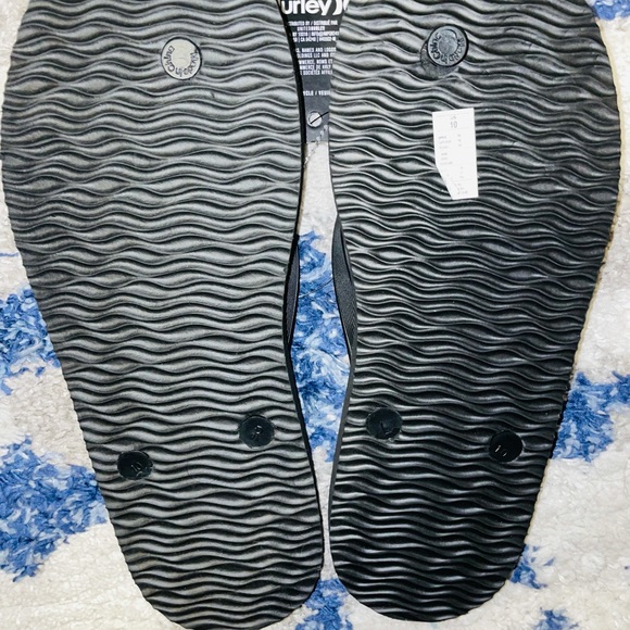 Hurley One and Only Breakwater Flip Flops Sz 10 - Picture 4 of 4
